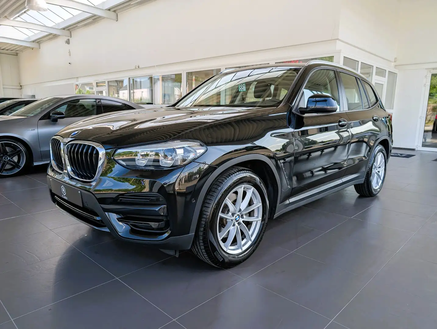 BMW X3 2.0 dA ** GARANTIE + COCKPIT + CUIR + LED *** Noir - 1