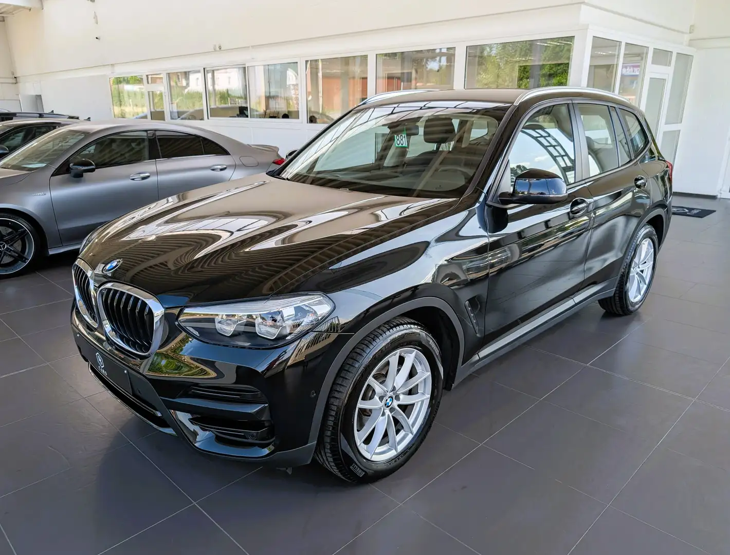 BMW X3 2.0 dA ** GARANTIE + COCKPIT + CUIR + LED *** Noir - 2