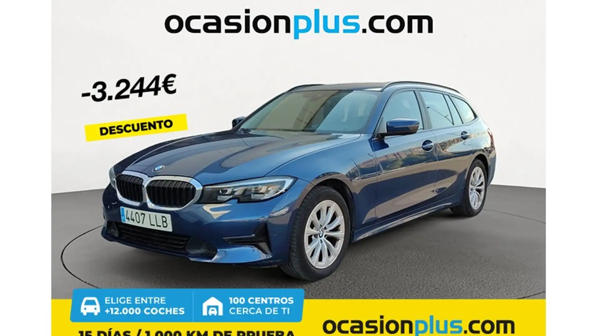 BMW 320 320dA Touring Azul - 1