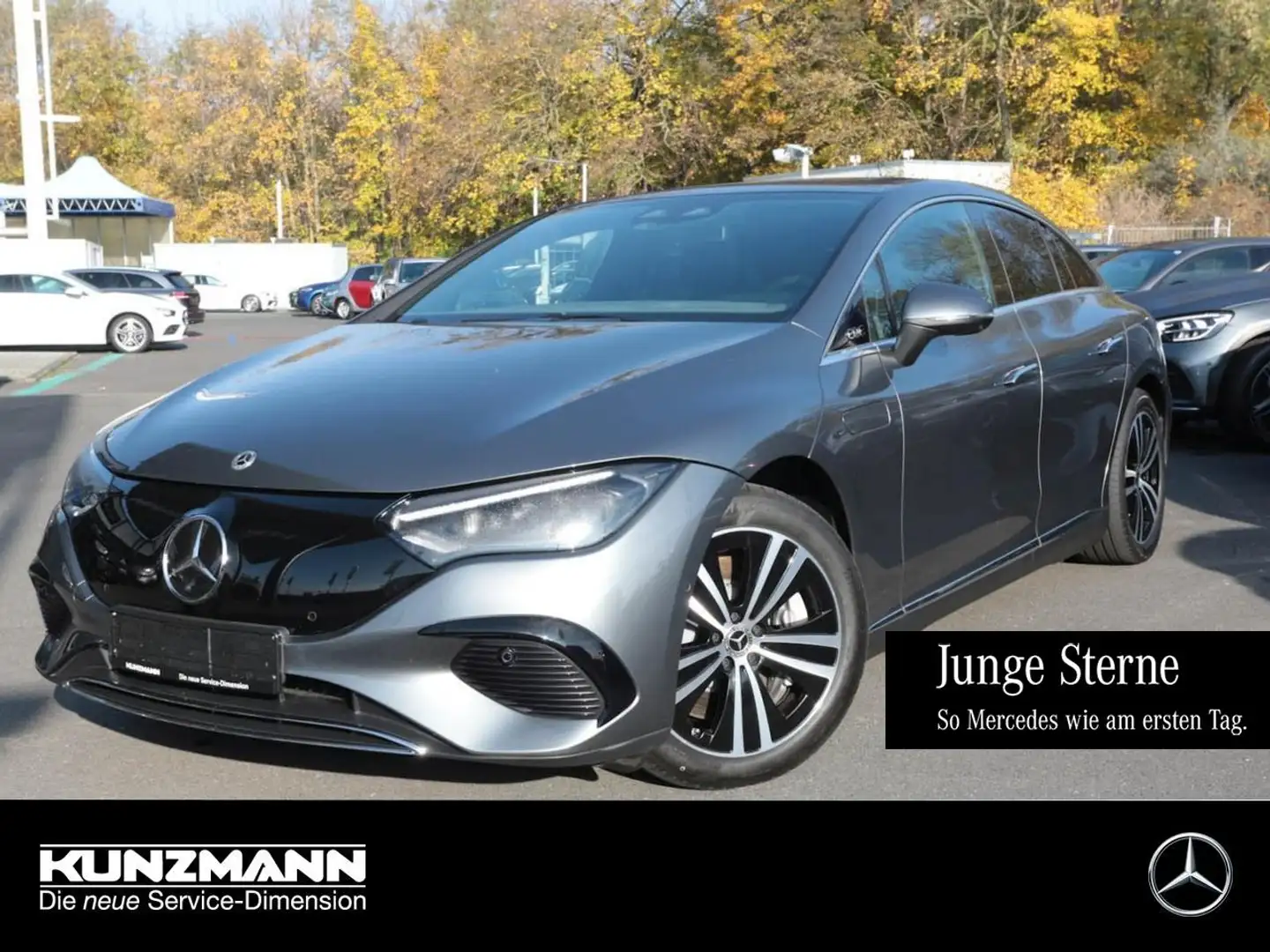 Mercedes-Benz EQE 350 + Electric Art Panorama Distronic AHK Grau - 1