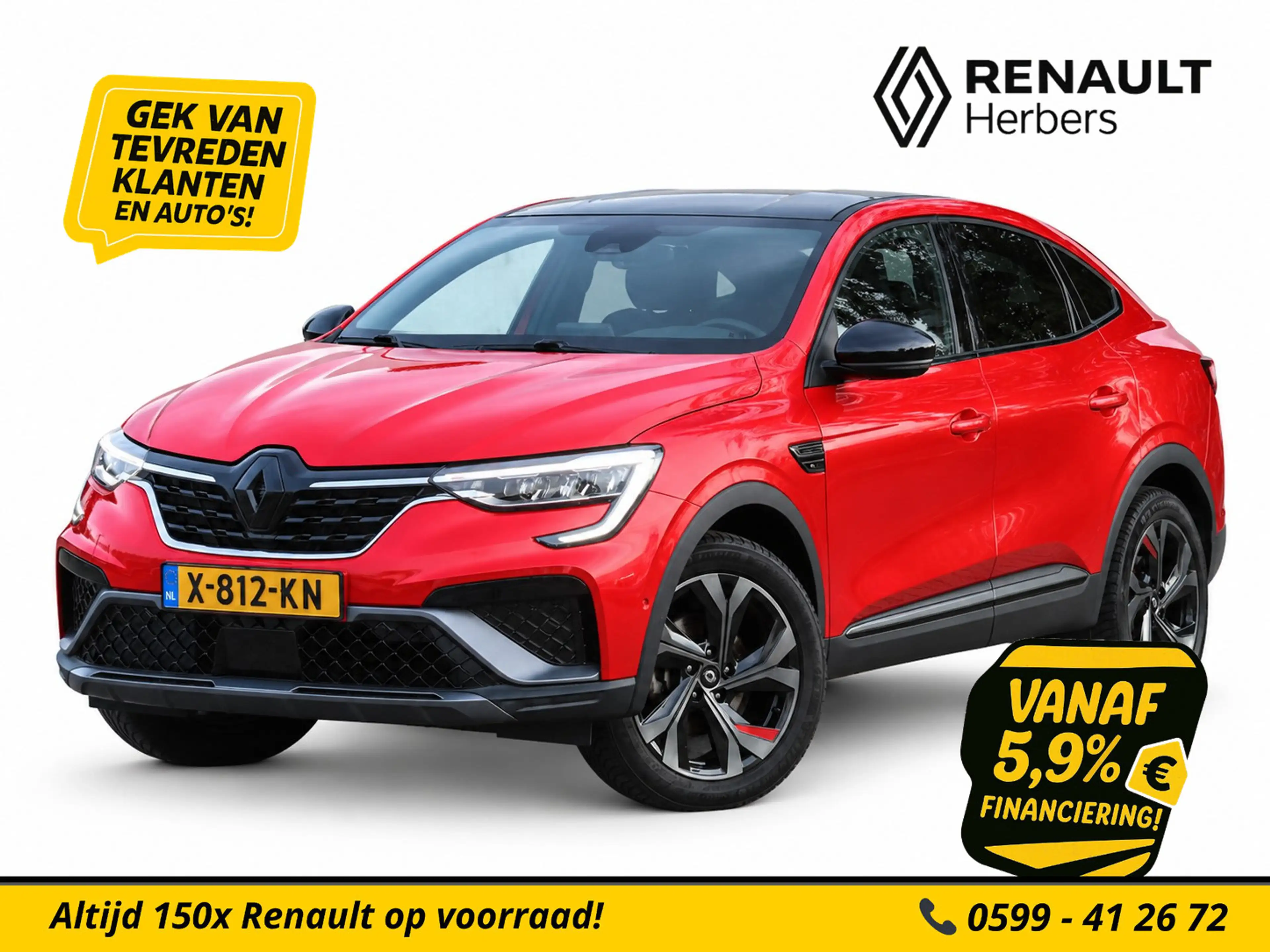 Renault Arkana 1.6 E-Tech full hybrid 145 R.S. Line LEER / PACK L