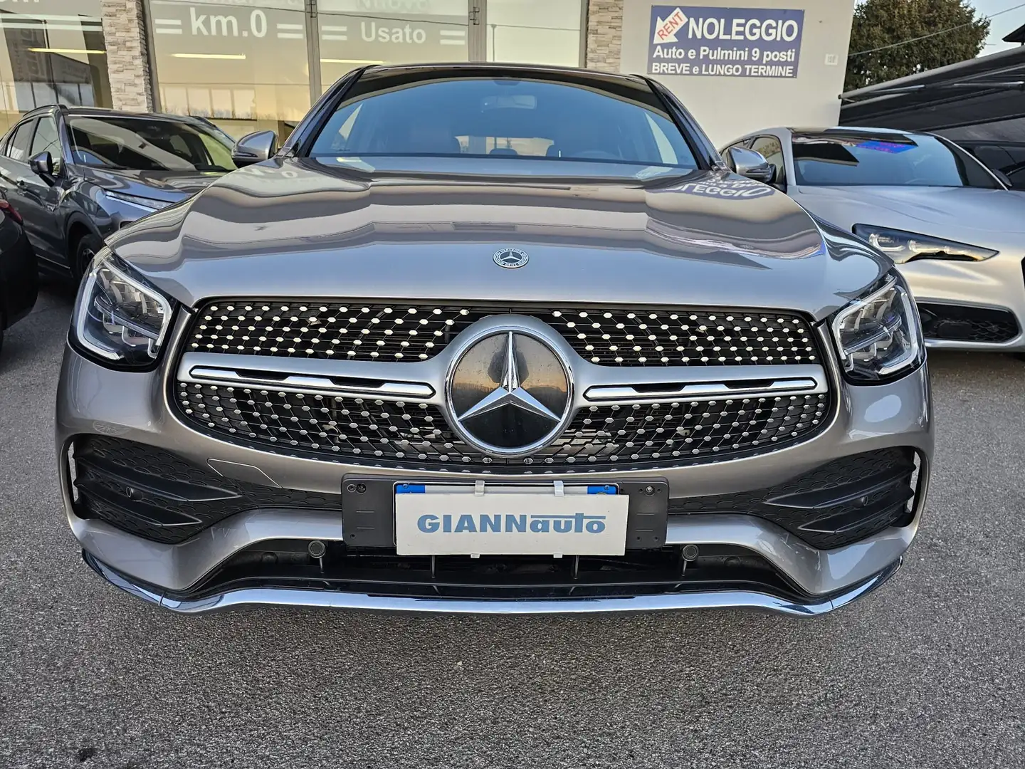 Mercedes-Benz GLC 300 E Coupe Premium 4matic **TETTO APRIBILE** Grigio - 2
