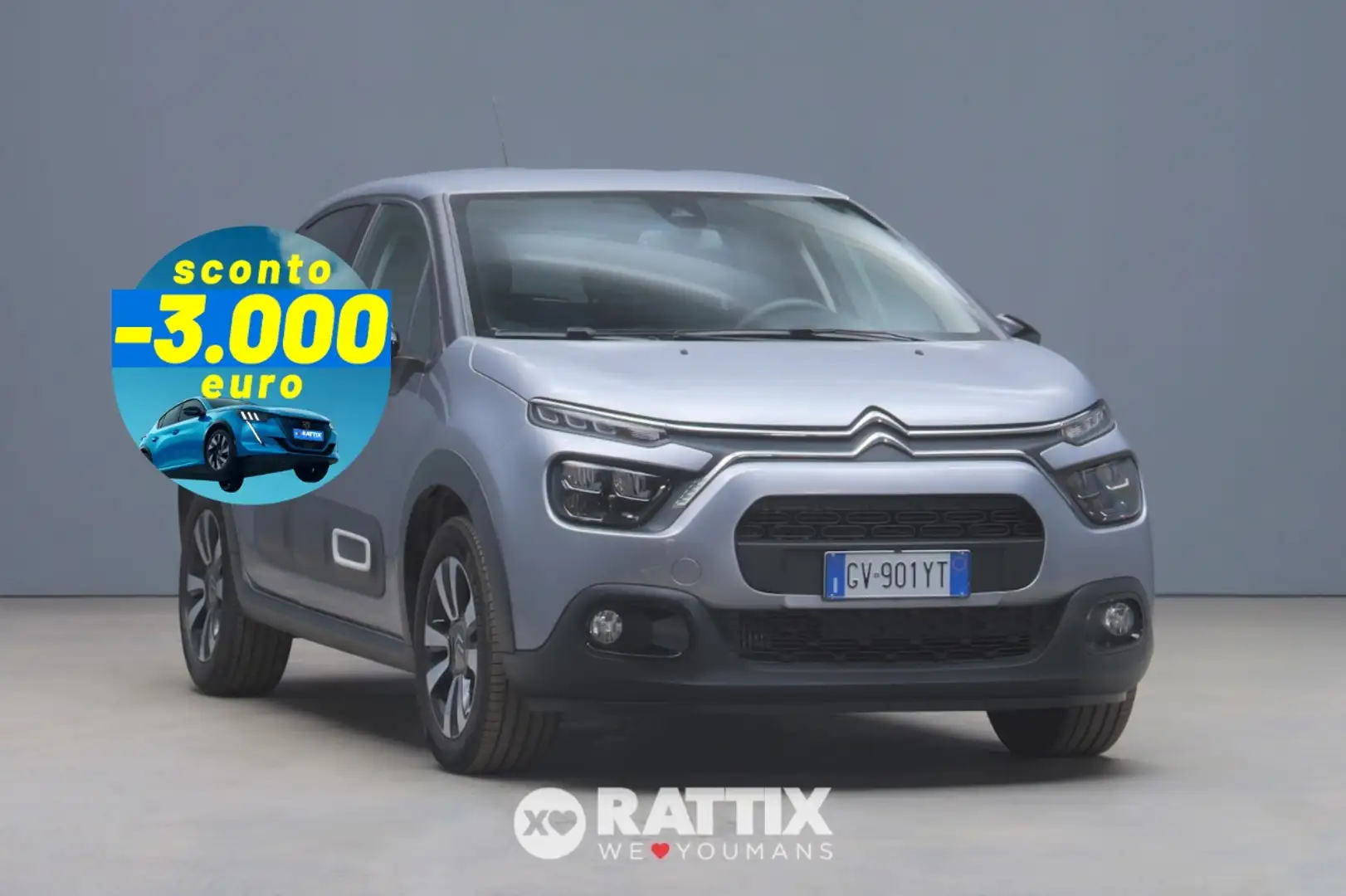 Citroen C3 1.2 Puretech 110CV Max EAT6 Gris - 1
