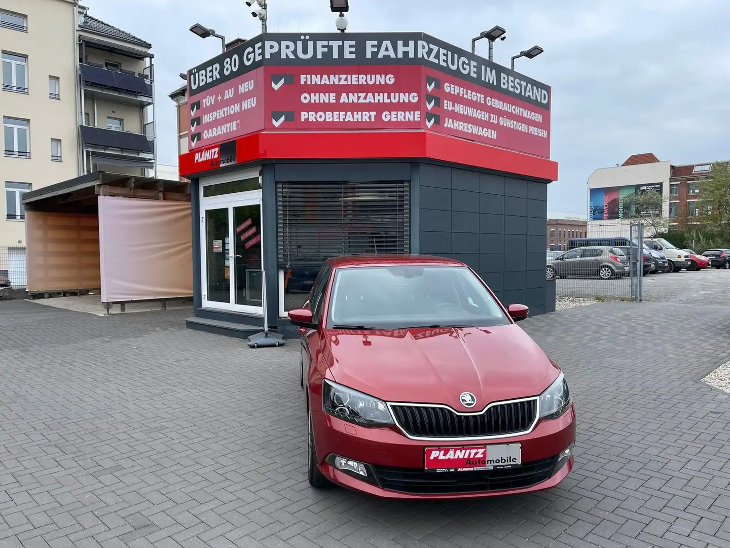 Skoda Fabia Joy/ Tempomat/DAB/Navi/Bluetooth/PDC/StartStop/USB Rood - 1