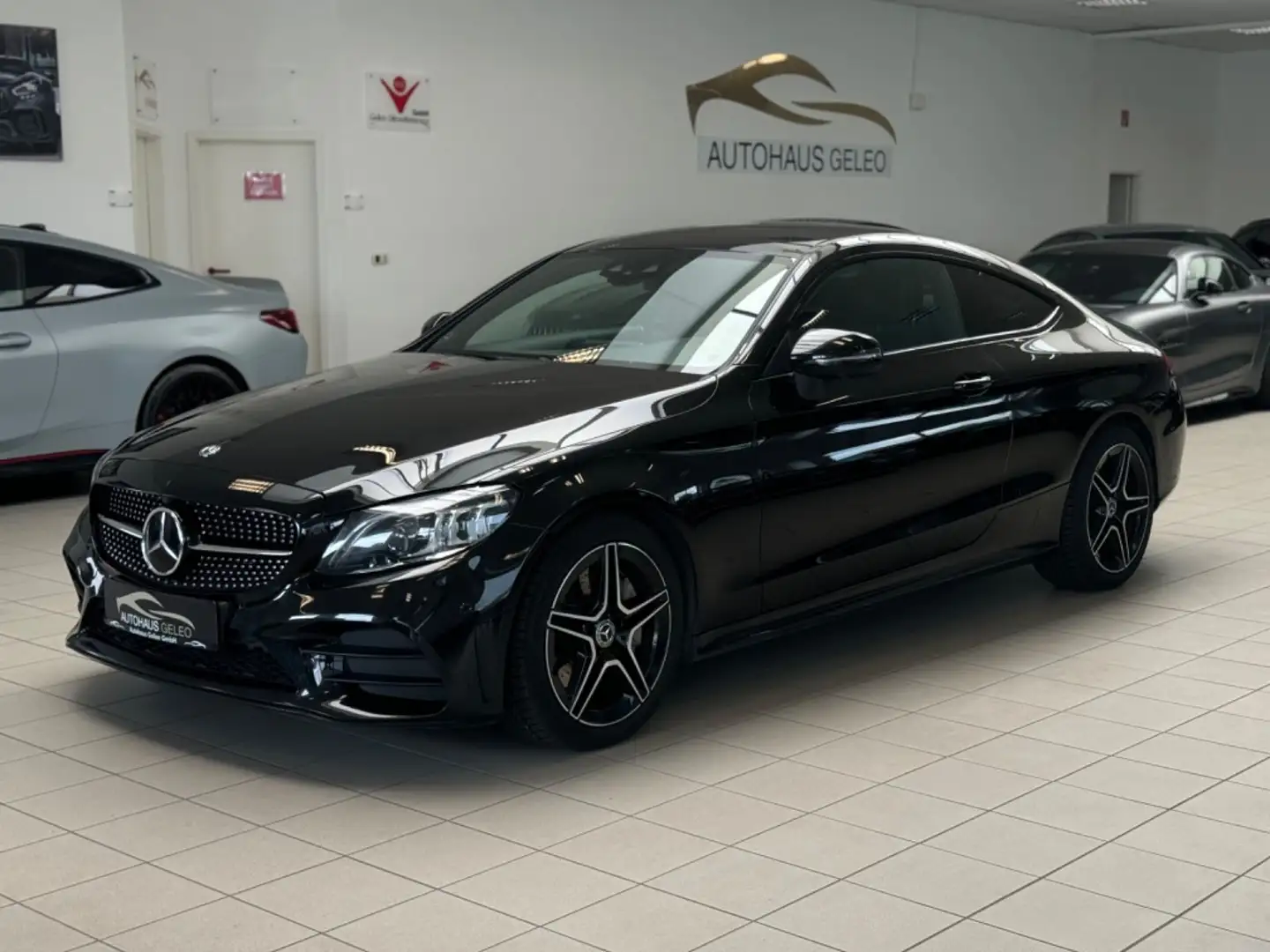Mercedes-Benz C 300 d Coupe/AMG/BURMESTER/360°-KAM/MEMORY/LED/ Negro - 1