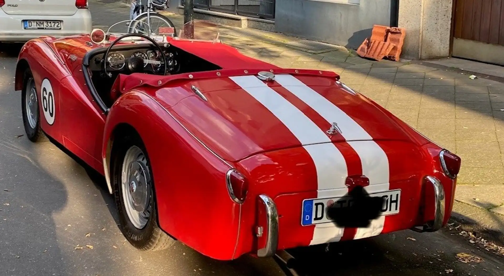 Triumph TR3 TR3A Rot - 2