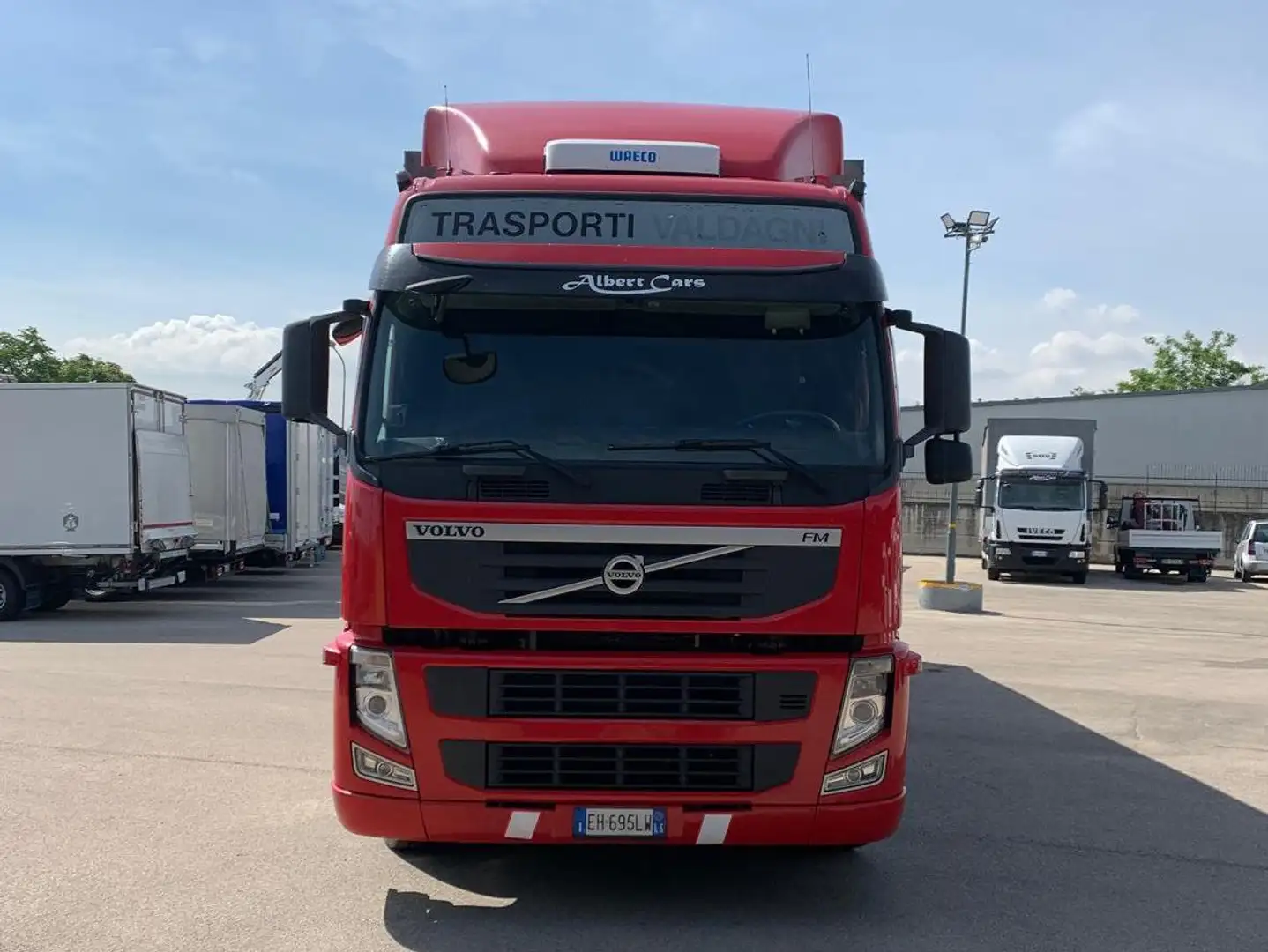Volvo FM 330 CASSONE CENTINATO DA m. 9 EURO 5 Rosso - 1