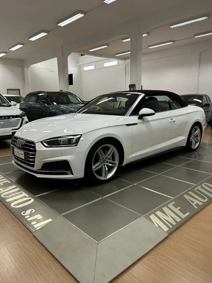 Audi A5 Cabrio 40 2.0 tdi Business 190cv s-tronic Blanc - 2