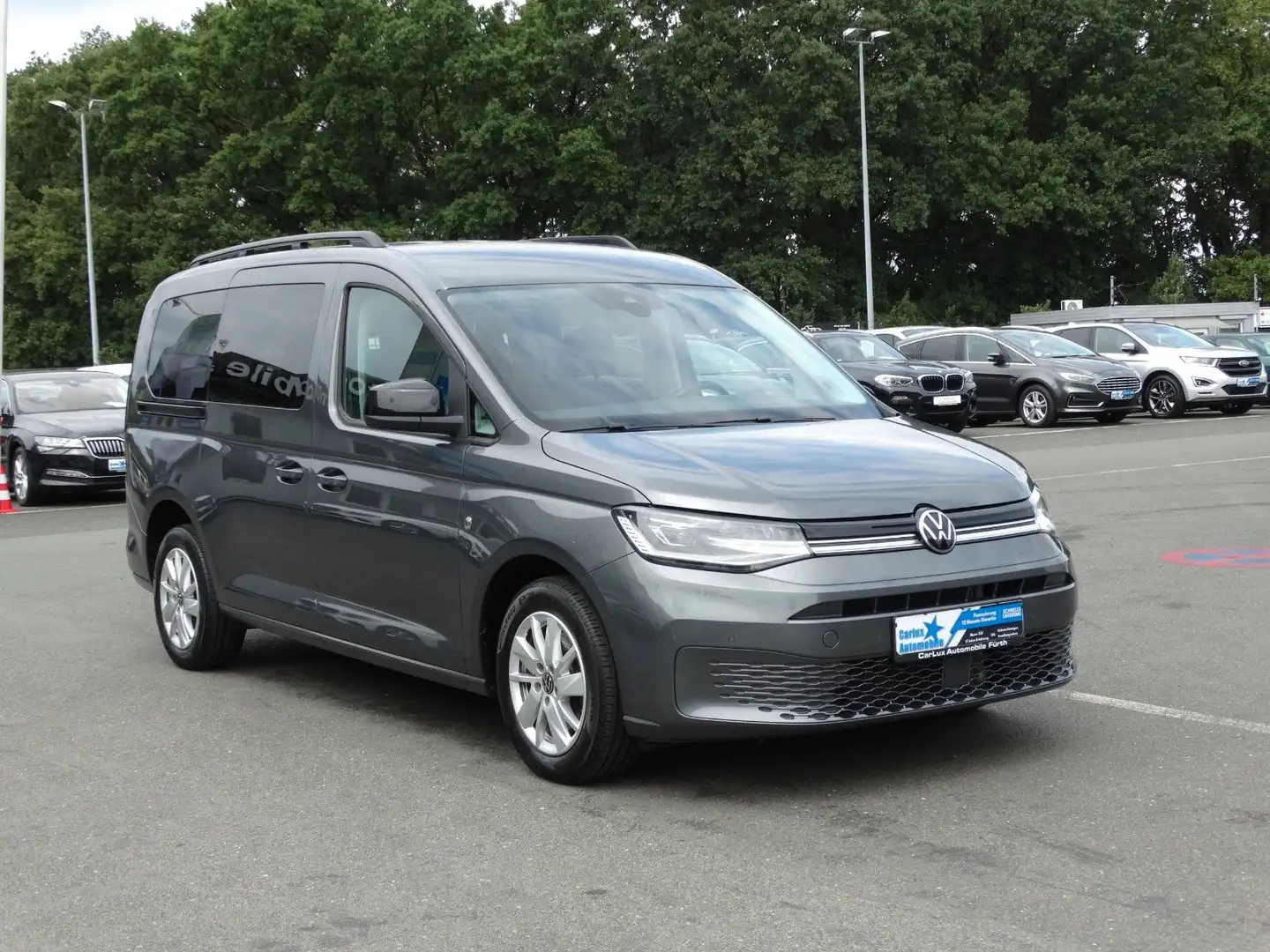 Volkswagen Caddy Maxi 2,0Tdi-DSG*AHK*Navi*ACC*SHZ*LED*8Fach Grau - 2