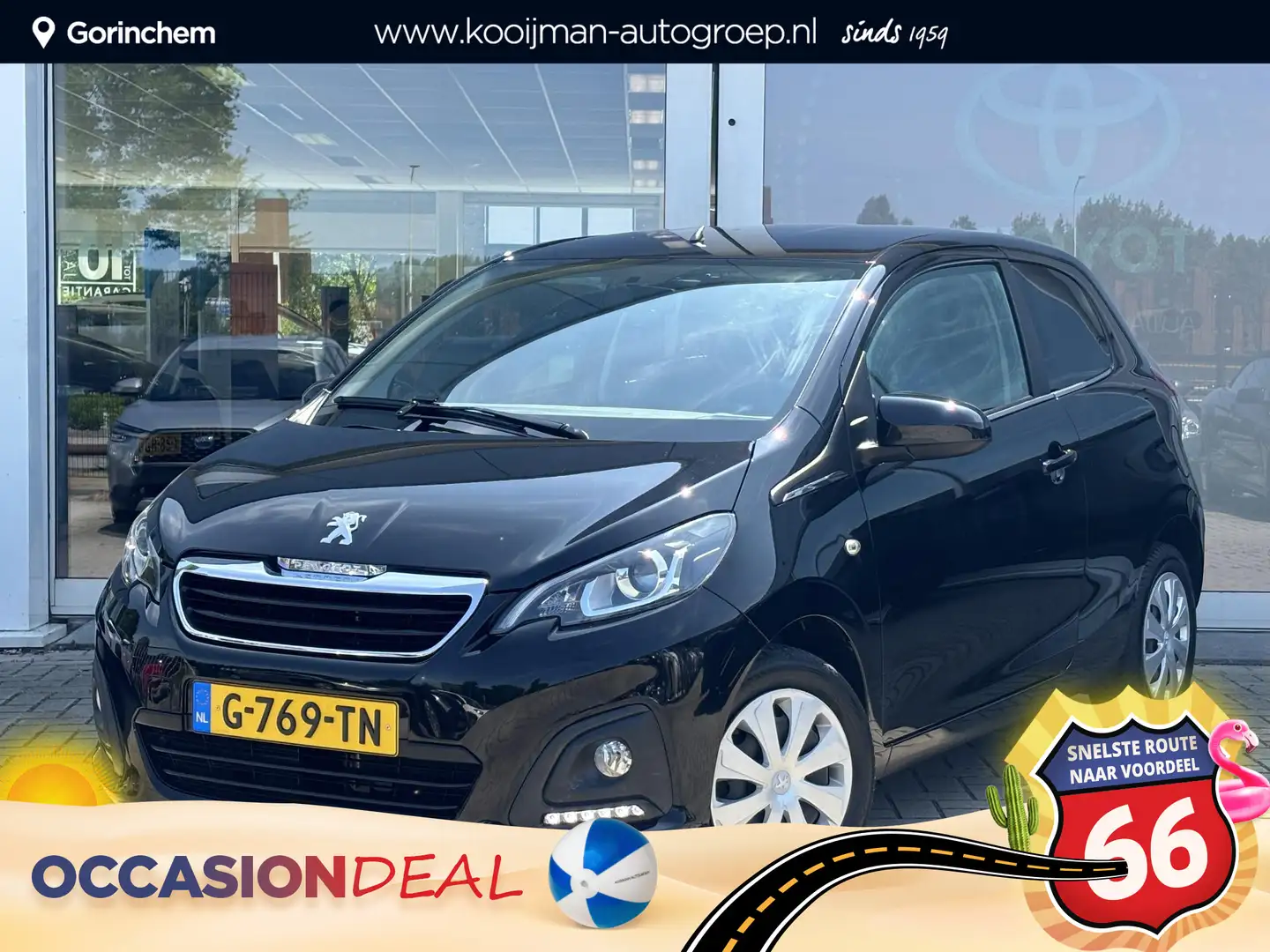 Peugeot 108 1.0 e-VTi Active Zwart - 1