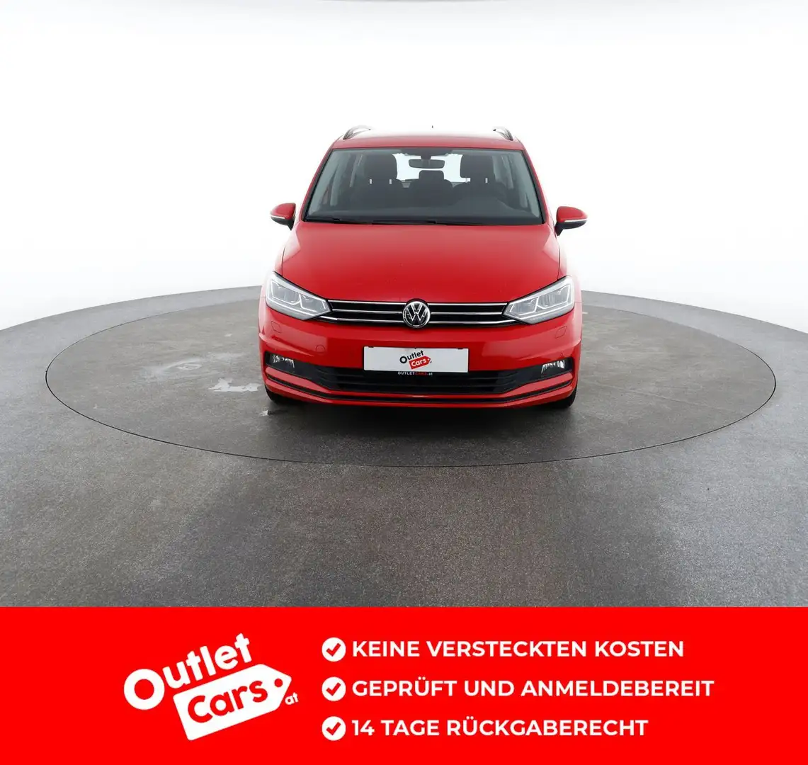 Volkswagen Touran Comfortline TDI SCR DSG Rojo - 2