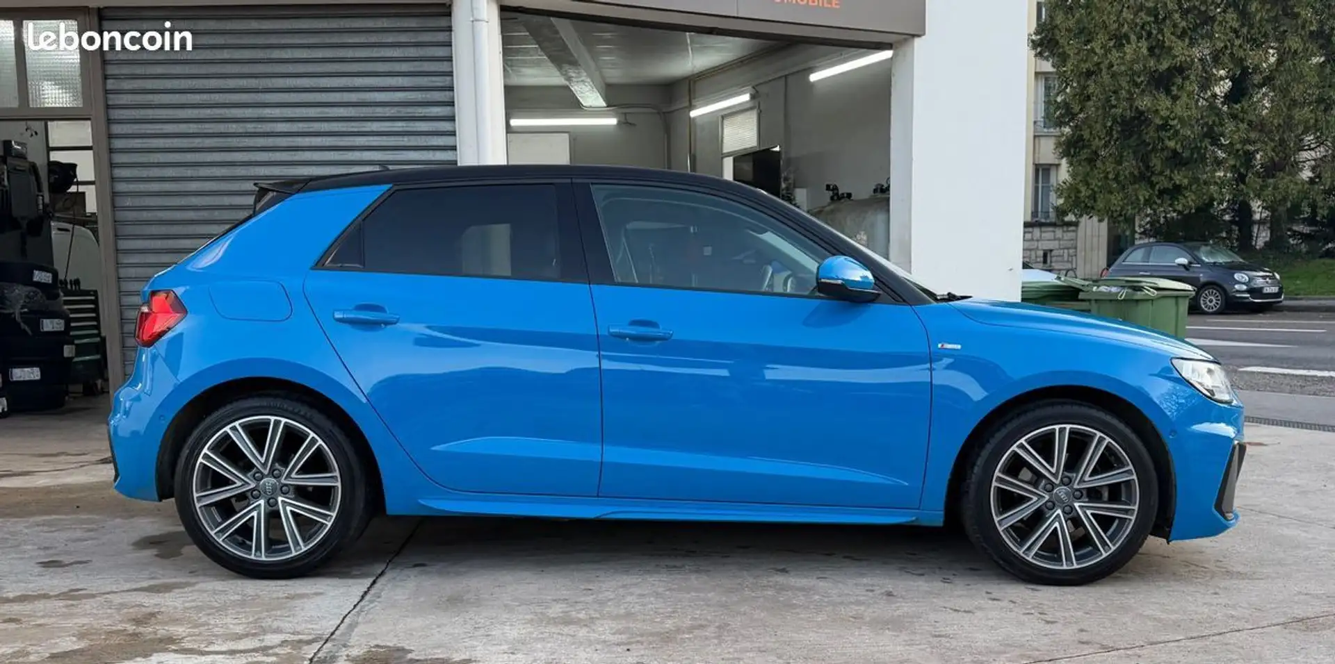 Audi A1 (2) sportback 1.5 tfsi 150 s line tronic + sièges av chauffants carplay bang & olufsen Bleu - 2