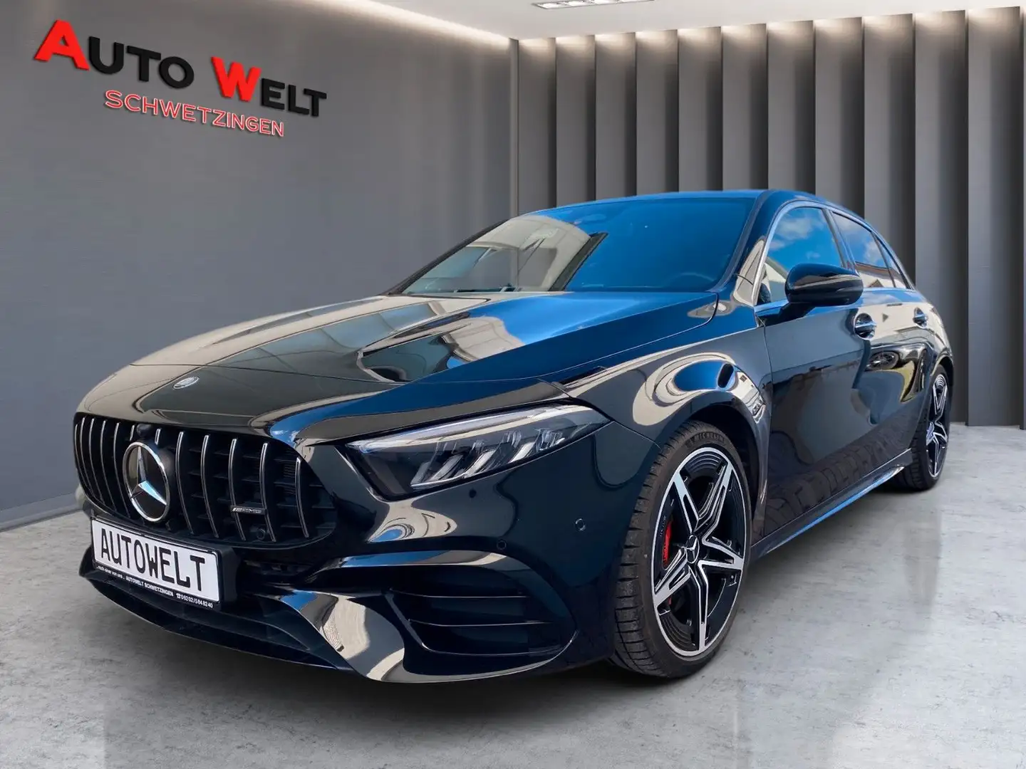 Mercedes-Benz A 45 AMG A 45 S AMG 4Matic 1.Hand/LED/360°/Burmester Noir - 1