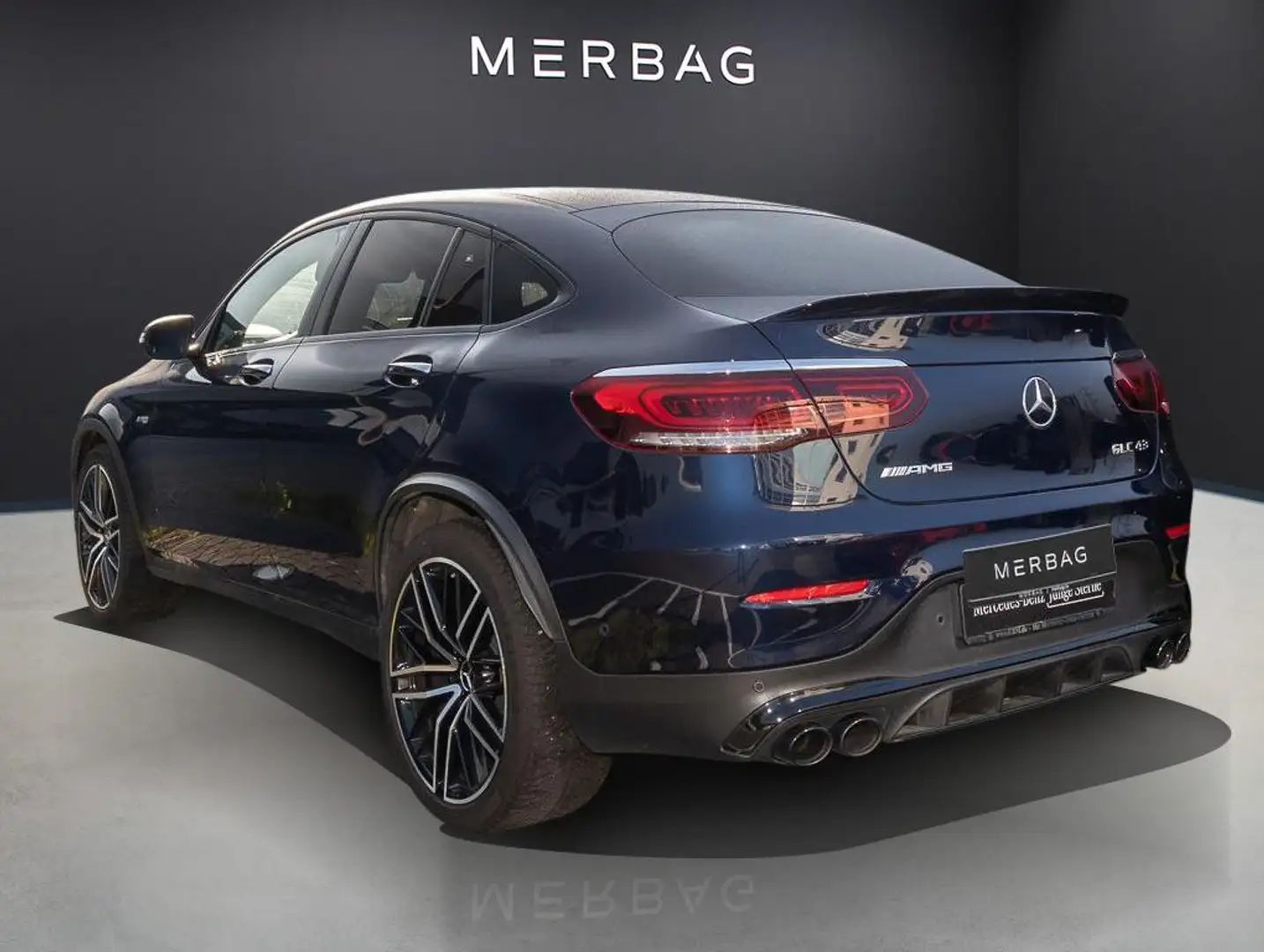 Mercedes-Benz GLC 43 AMG AMG GLC 43 4MATIC Coupé ParkAss. 360 HUD STH LM Blau - 2