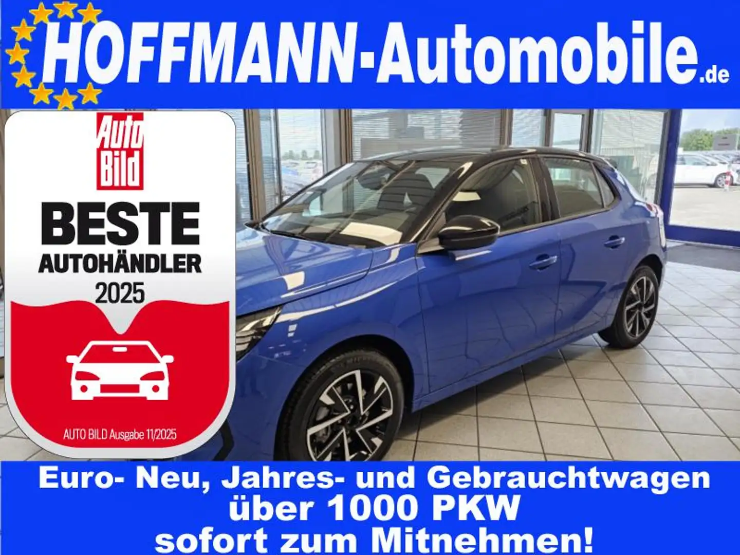Opel Corsa GS Dach schwarz,ACC,Klima,Sitzhzg.,Kamera Blau - 1