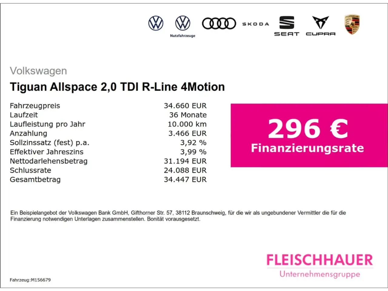 Volkswagen Tiguan Allspace 2,0 TDI R-Line 4Motion AHK+AreaView+CarPlay+Matrix 3