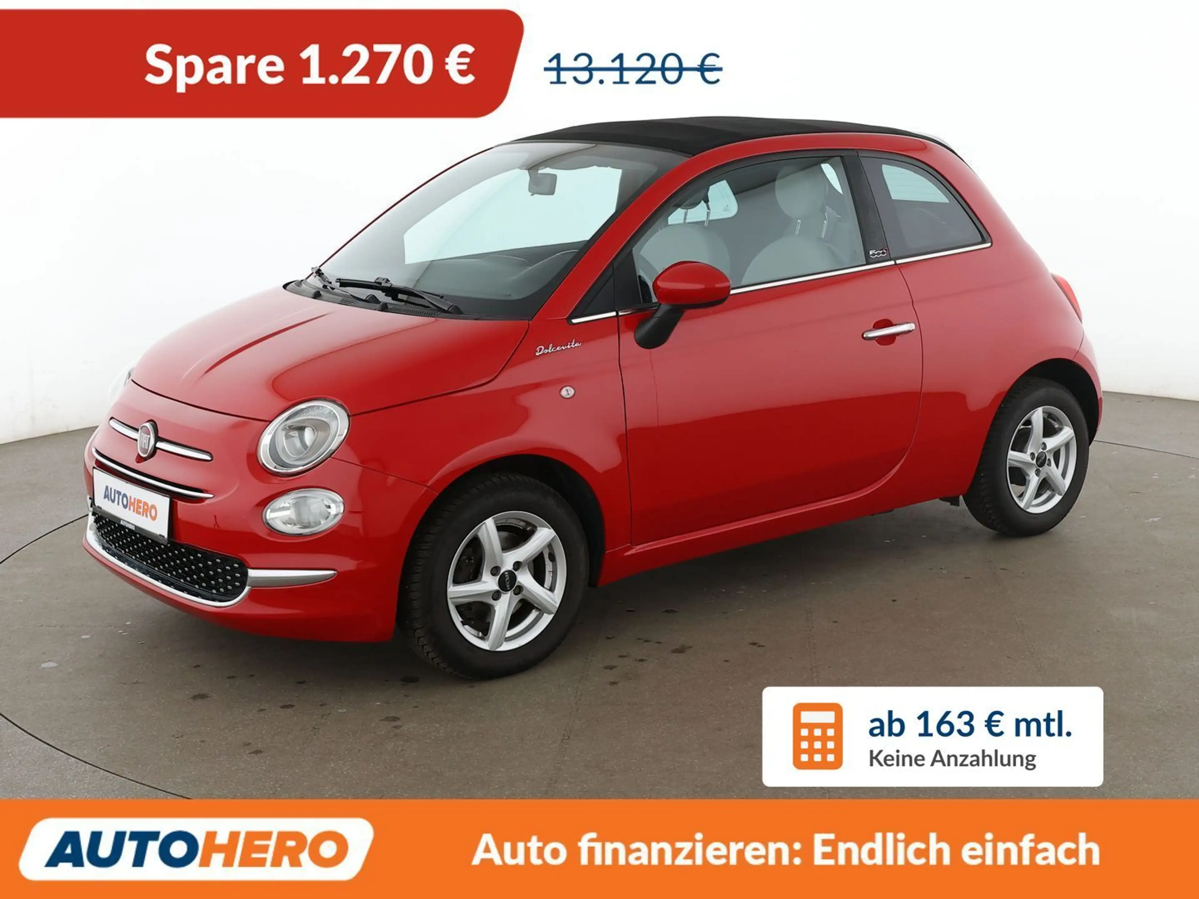 Fiat 500C 1.0 Mild-Hybrid Dolcevita *TEMPO*PDC*ALU*KLIMA*