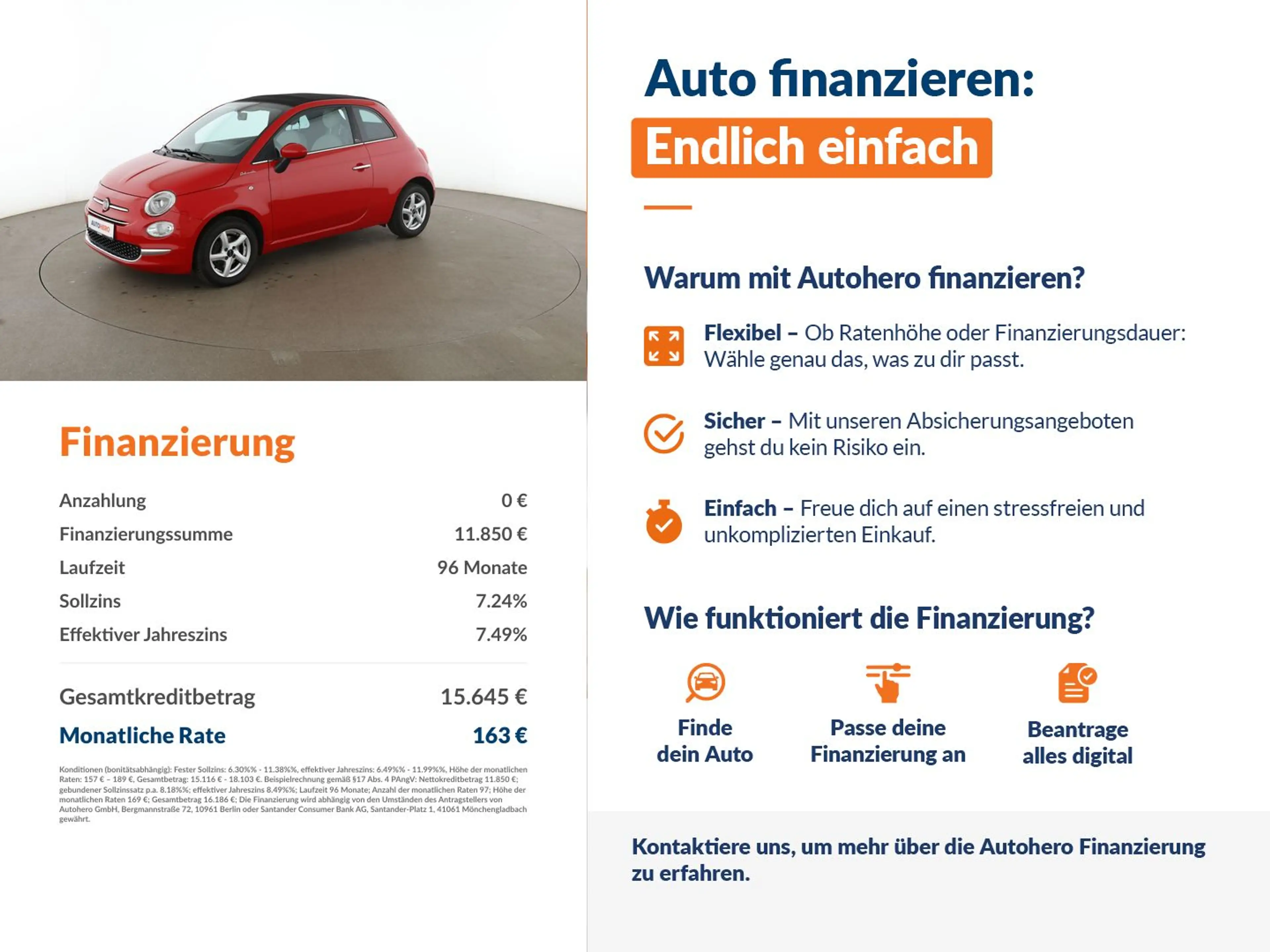 Fiat 500C 1.0 Mild-Hybrid Dolcevita *TEMPO*PDC*ALU*KLIMA* — photo 2