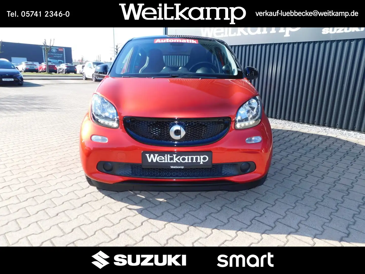 smart forFour ForFour 66kw Automatik Prime Media/Kamera/Sport BC Rot - 2