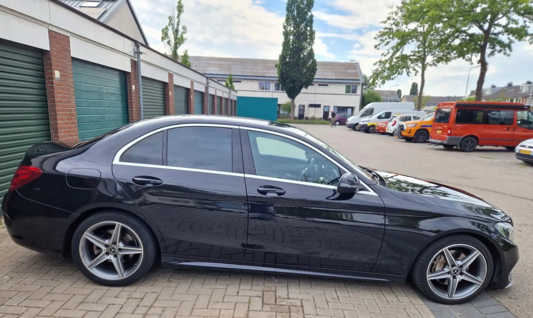 Mercedes-Benz C 180 Mercedes-Benz C 180 D – AMG | Lederen bekleding | Zwart - 2