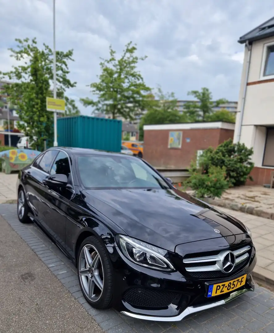 Mercedes-Benz C 180 Mercedes-Benz C 180 D – AMG | Lederen bekleding | Zwart - 1