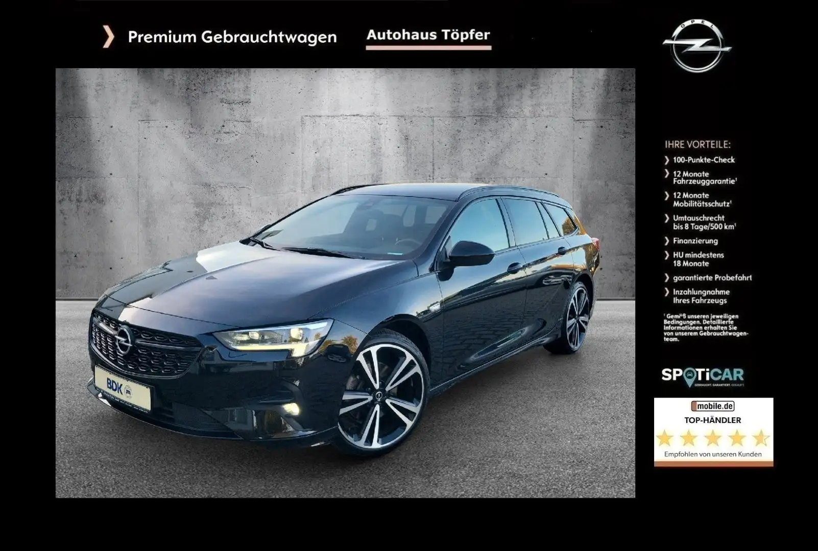 Opel Insignia B ST Premium "Ultimate" 1-Hand/Voll-LED Zwart - 1