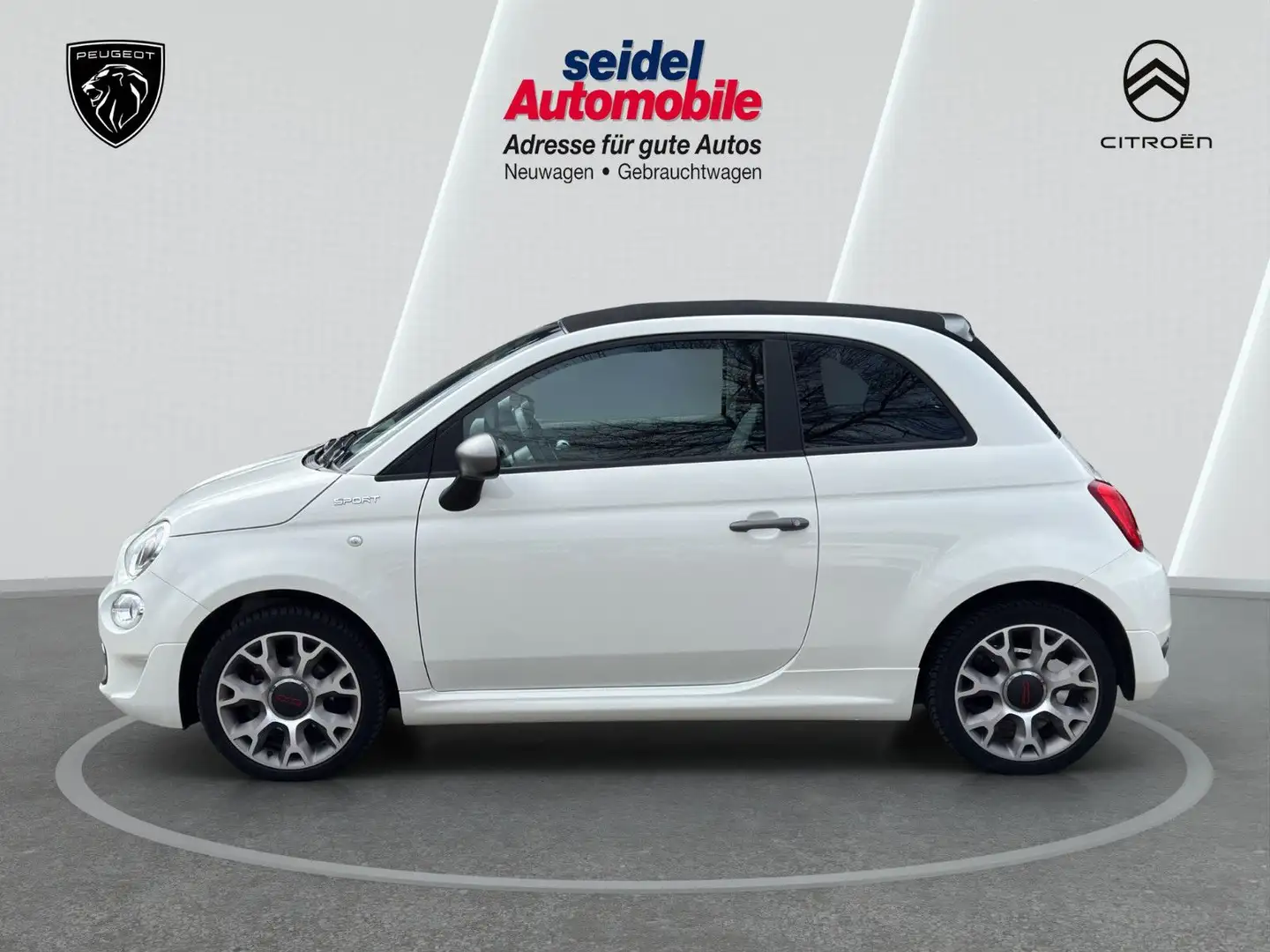 Fiat 500C 1.0 MildHybrid Cabrio SPORT, U-Connect Blanco - 2