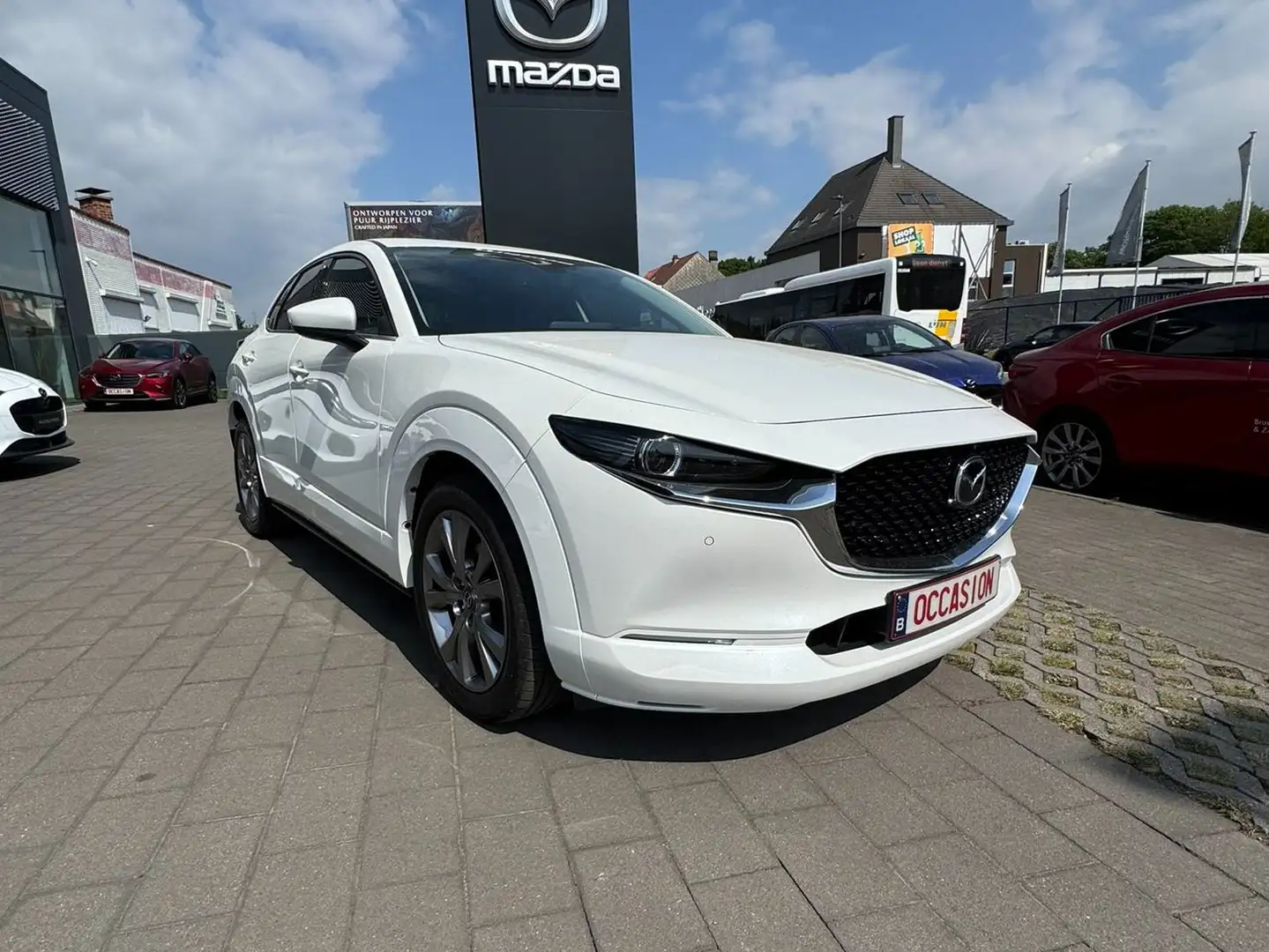 Mazda CX-30 2.0i SKYACTIV-G MHE Skycruise Bose white edition Blanc - 1