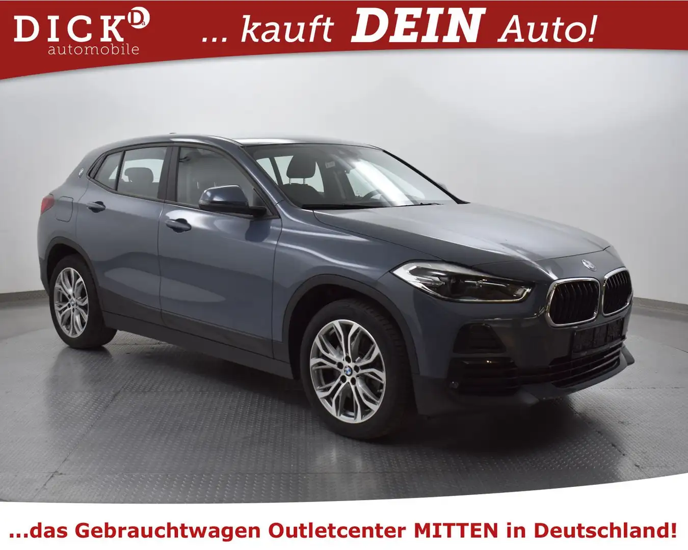 BMW X2 xDr 25e Advant NAVI+LED+SHZ+KAM+TEMP+DAB+LC+M Blue - 1