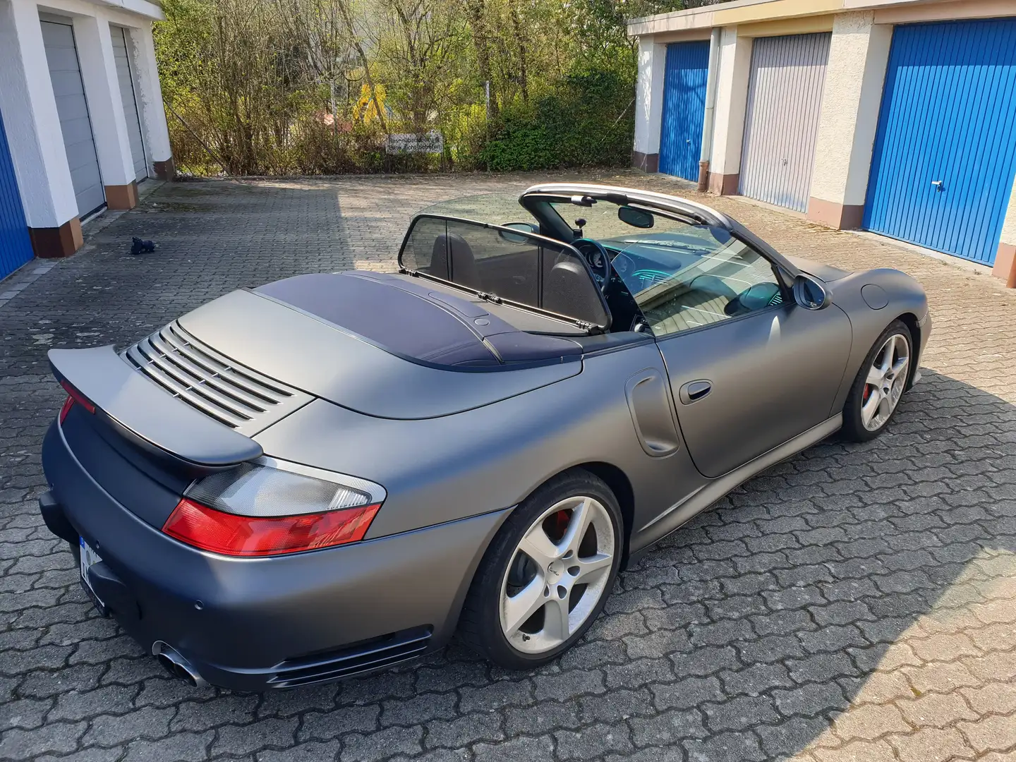 Porsche 996 911 Turbo Cabrio Blau - 1