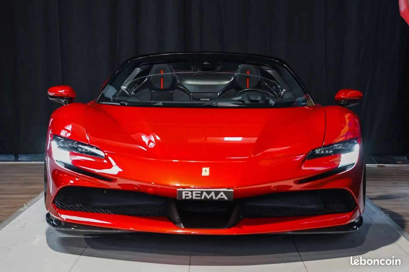 Ferrari SF90 Stradale SPIDER 4.0 V8 1000cv | 1ère main Origine France Rosso Magma Pack Fiorano Full Carbone Racing Seats Jantes Forgées Échappe Rouge - 2