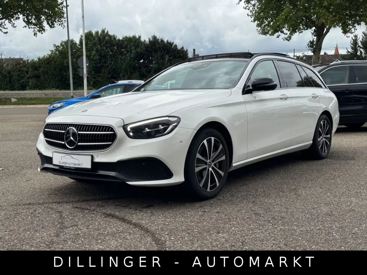 Mercedes-Benz E 300 de 9G Distr Nav LED Kam Widescre TotWi PANO Blanc - 1