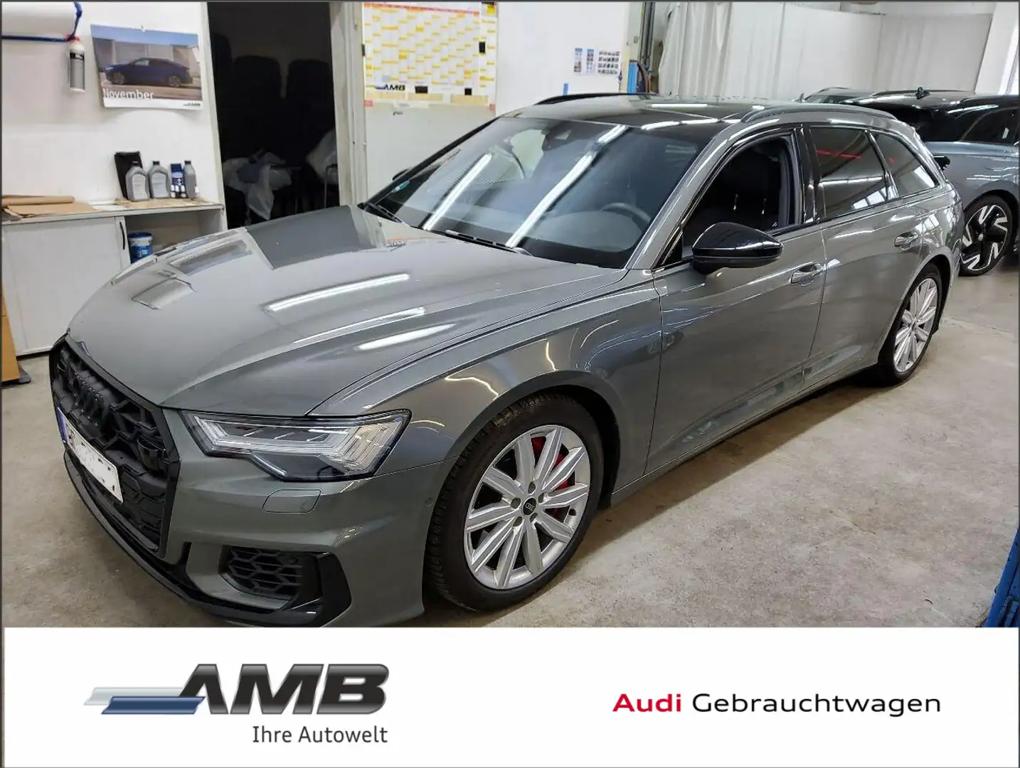 Audi S6 TDI AHK/HD-Matrix/Panodach/Sitzhz/RFKam Grau - 1