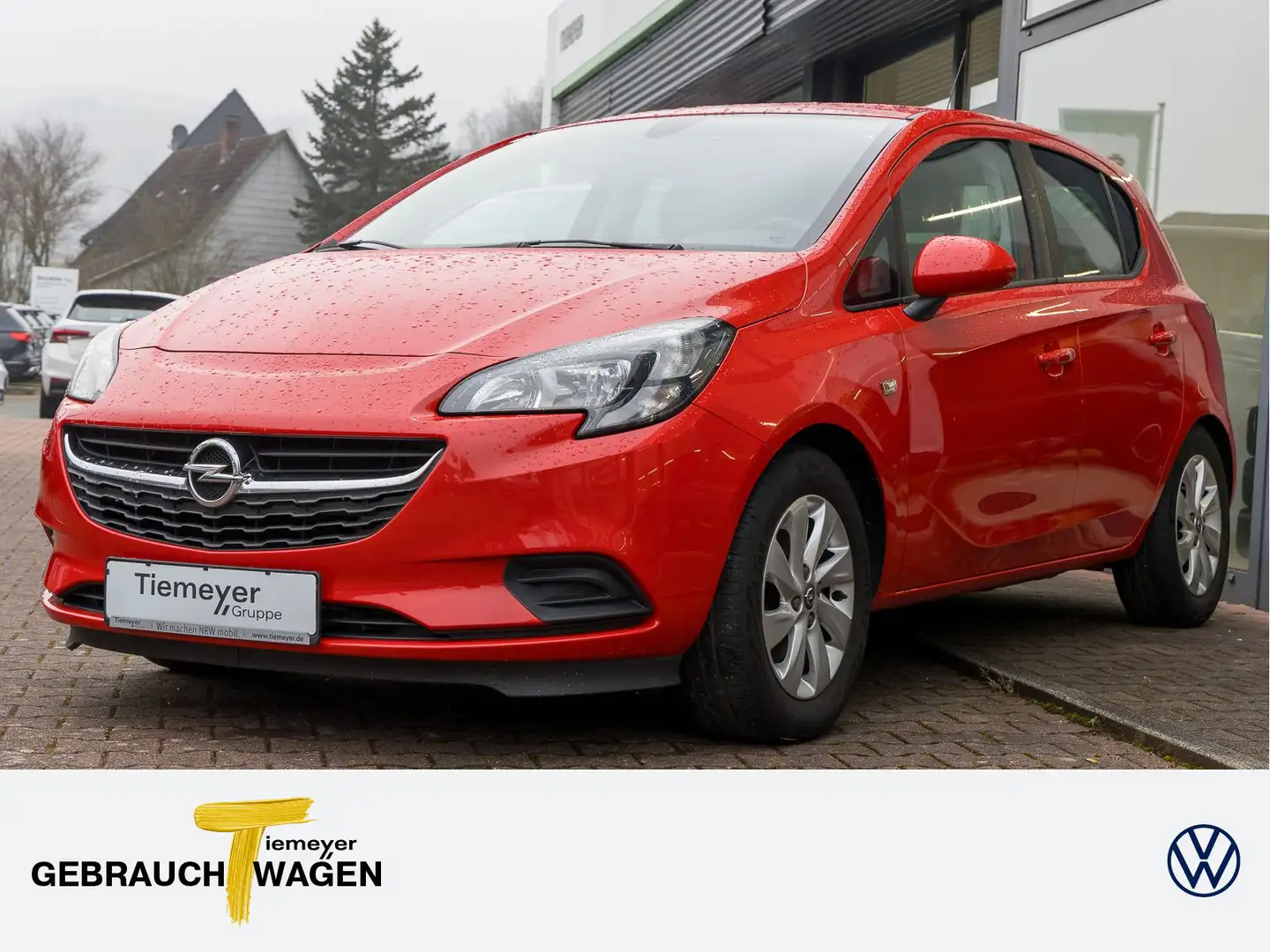 Opel Corsa E 1.0 Turbo EDITION KLIMA SHZG PDC LM Rouge - 1