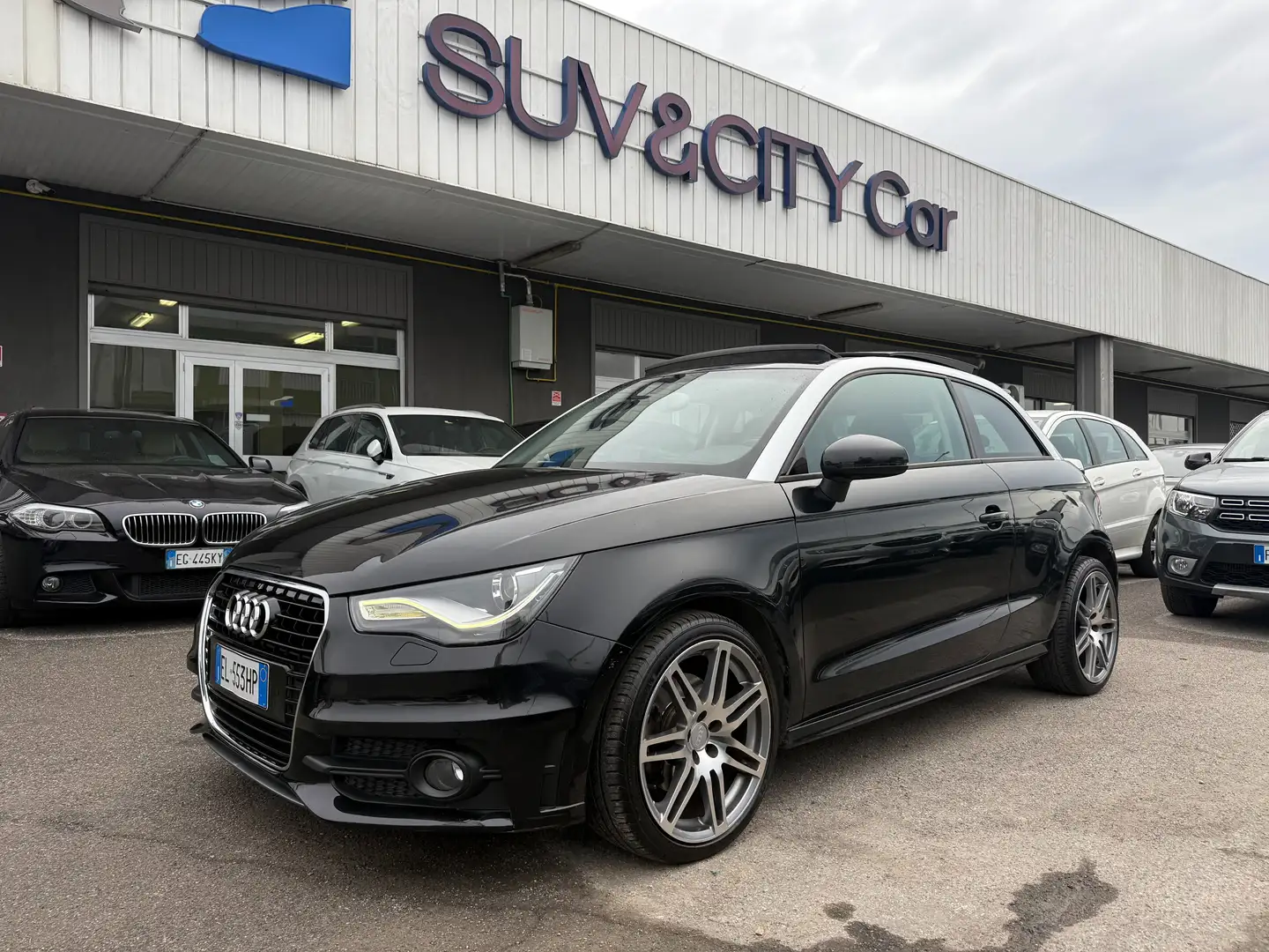 Audi A1 1.4 tfsi TETTO PANORAMICO 122cv s-tronic Nero - 1