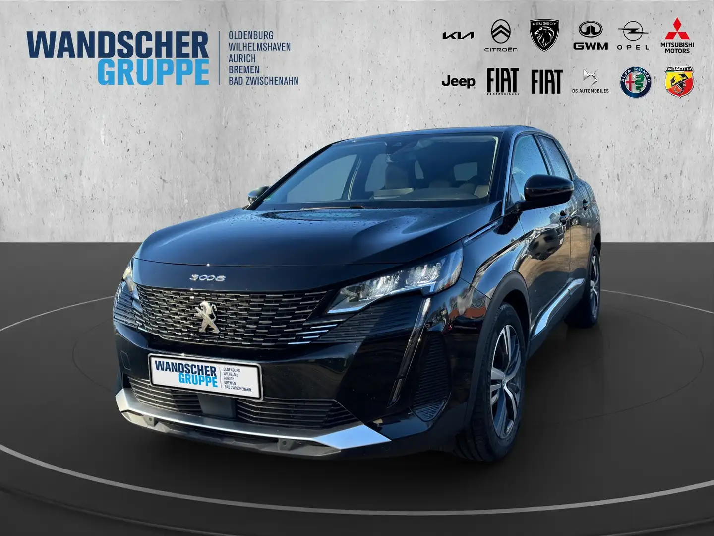 Peugeot 3008 130 Allure Pack 1.2 PureTech +Navi+Kam.+SHZ Negro - 1