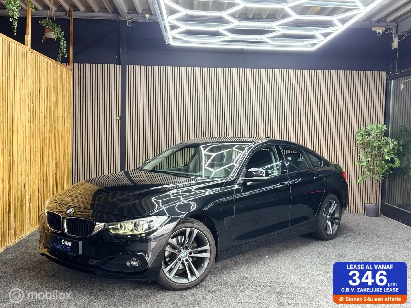 BMW 420 4-serie Gran Coupé 420i Corporate Lease High Execu Zwart - 1
