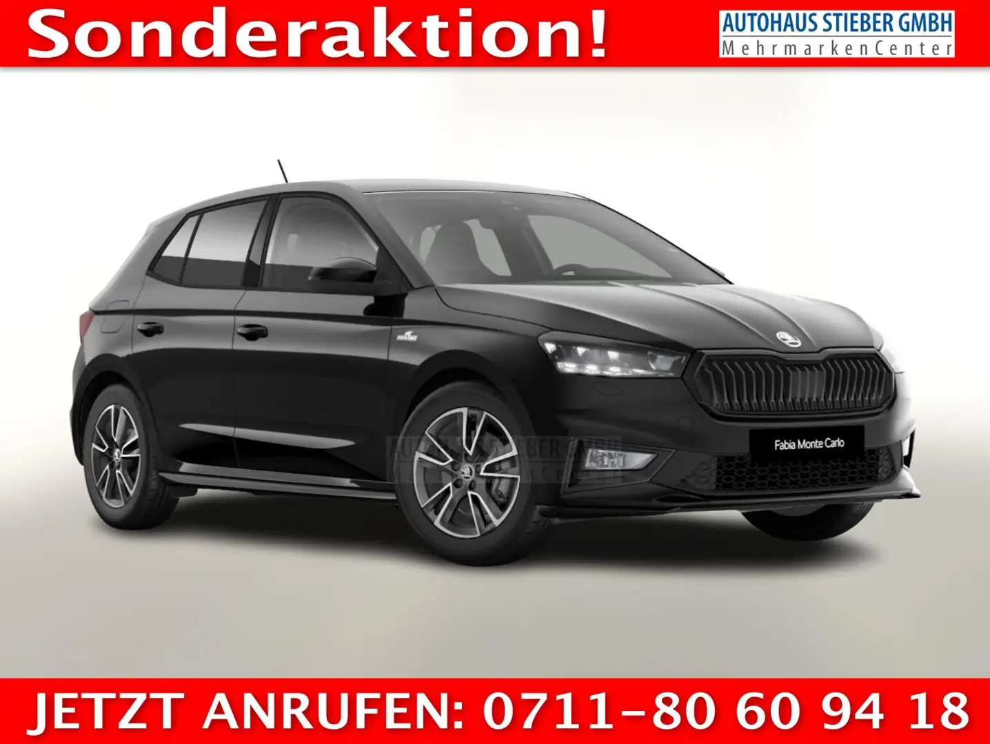 Skoda Fabia MONTE CARLO TSI 150 DSG MonteC ACC Kessy VirtC ... Černá - 1