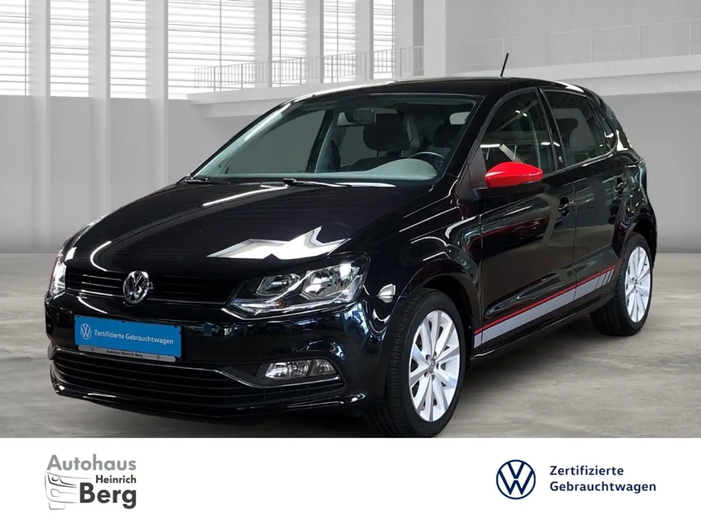 Volkswagen Polo beats 1.0 Soundsystem Klimaautom SHZ PDCv+h Bergan Zwart - 1