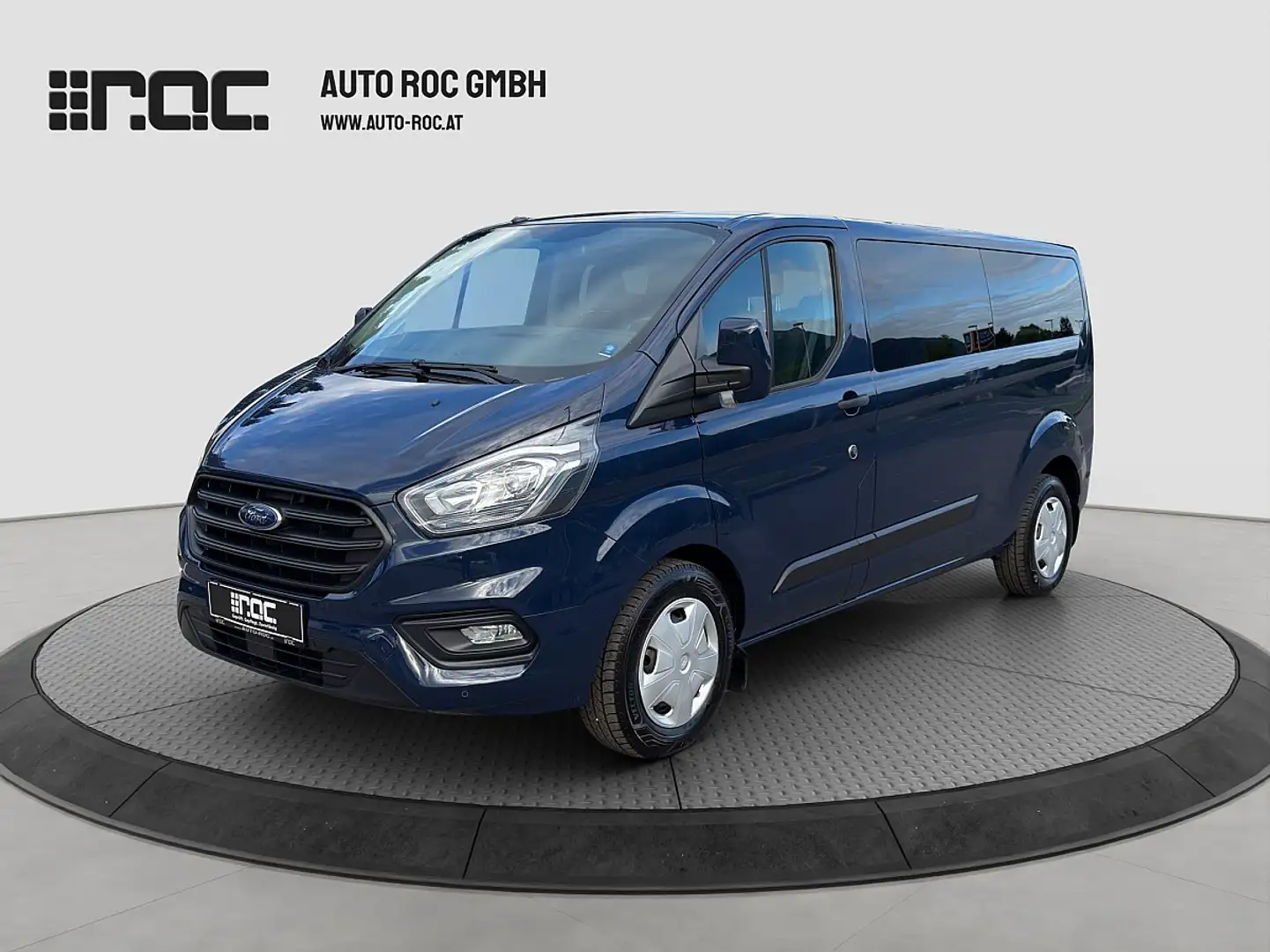 Ford Transit Custom Variobus 2,0 TDCI L2H1 340 Trend 9-Sitzer/Klima... Bleu - 1