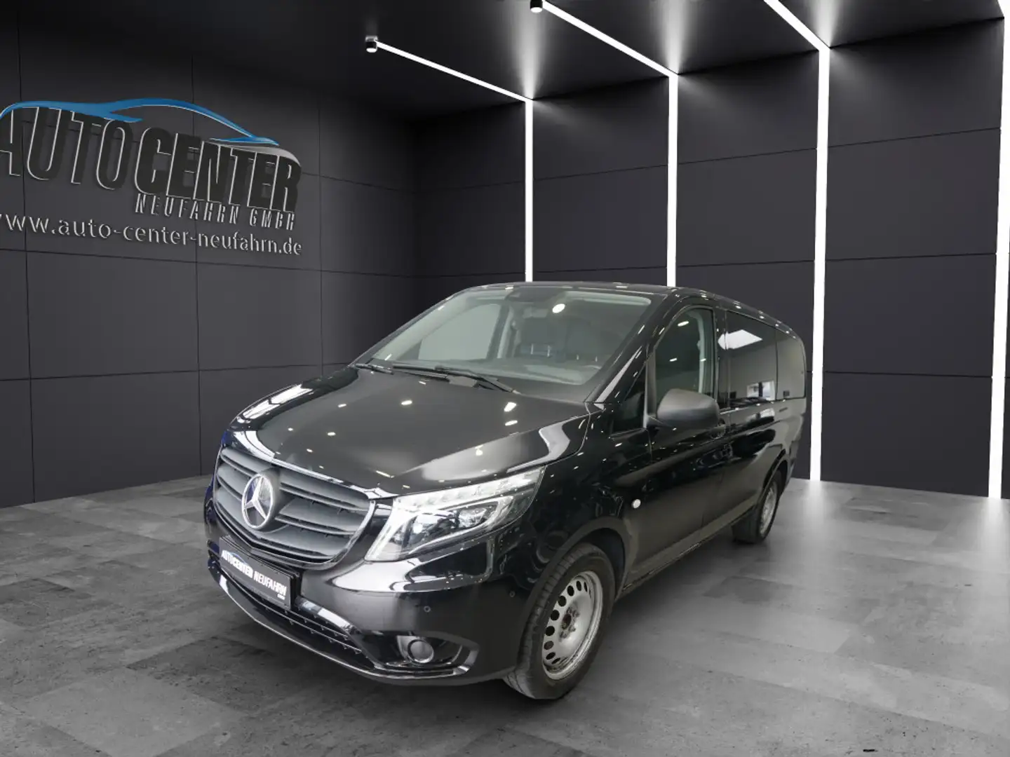 Mercedes-Benz Vito 116CDI Pro lang+NAVI+KAMERA+AHK+TEMPOMAT+9 SITZE Black - 1