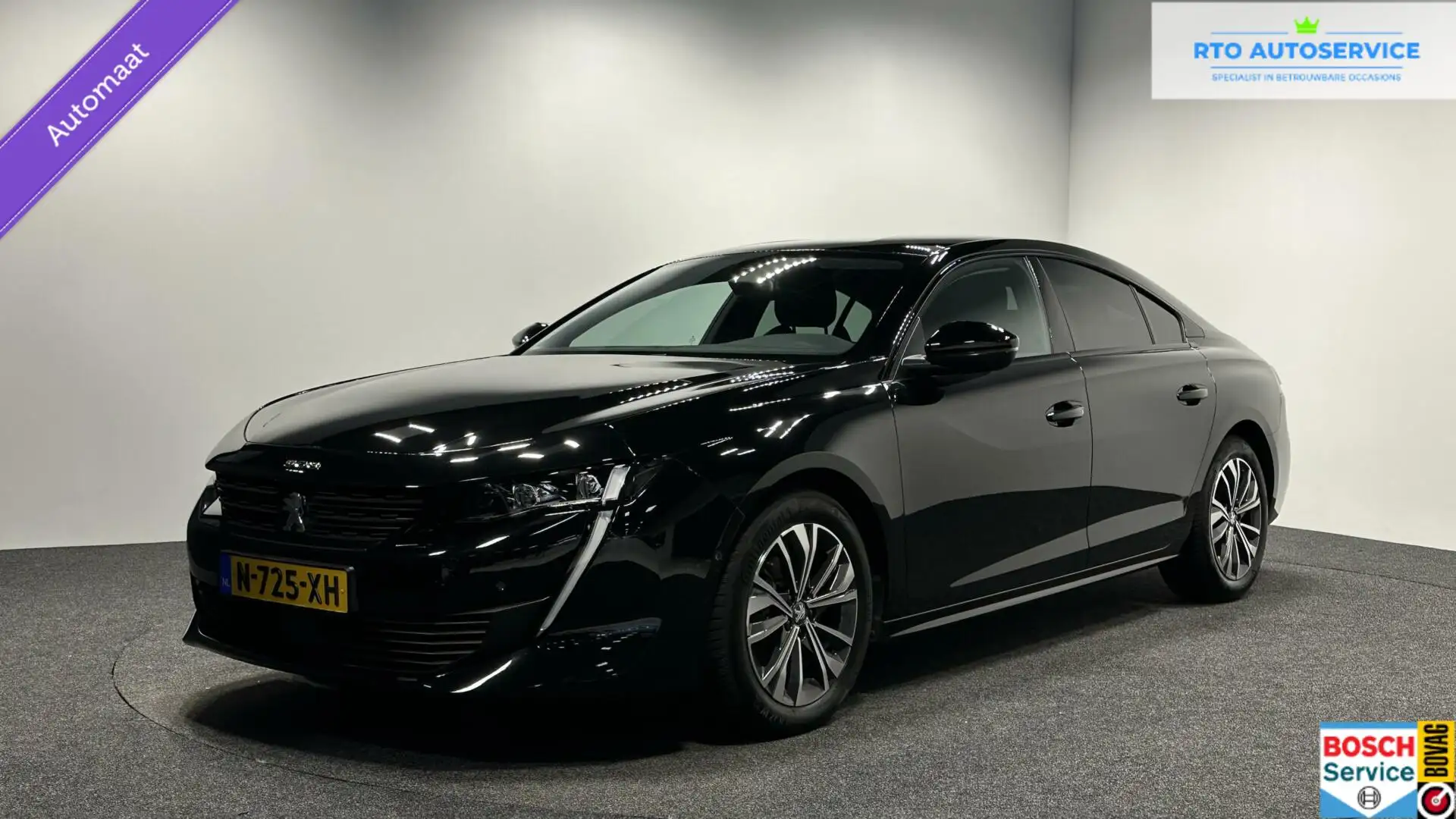 Peugeot 508 1.2 PureTech Allure Pack Business|Apple|ACC|AC| Zwart - 1
