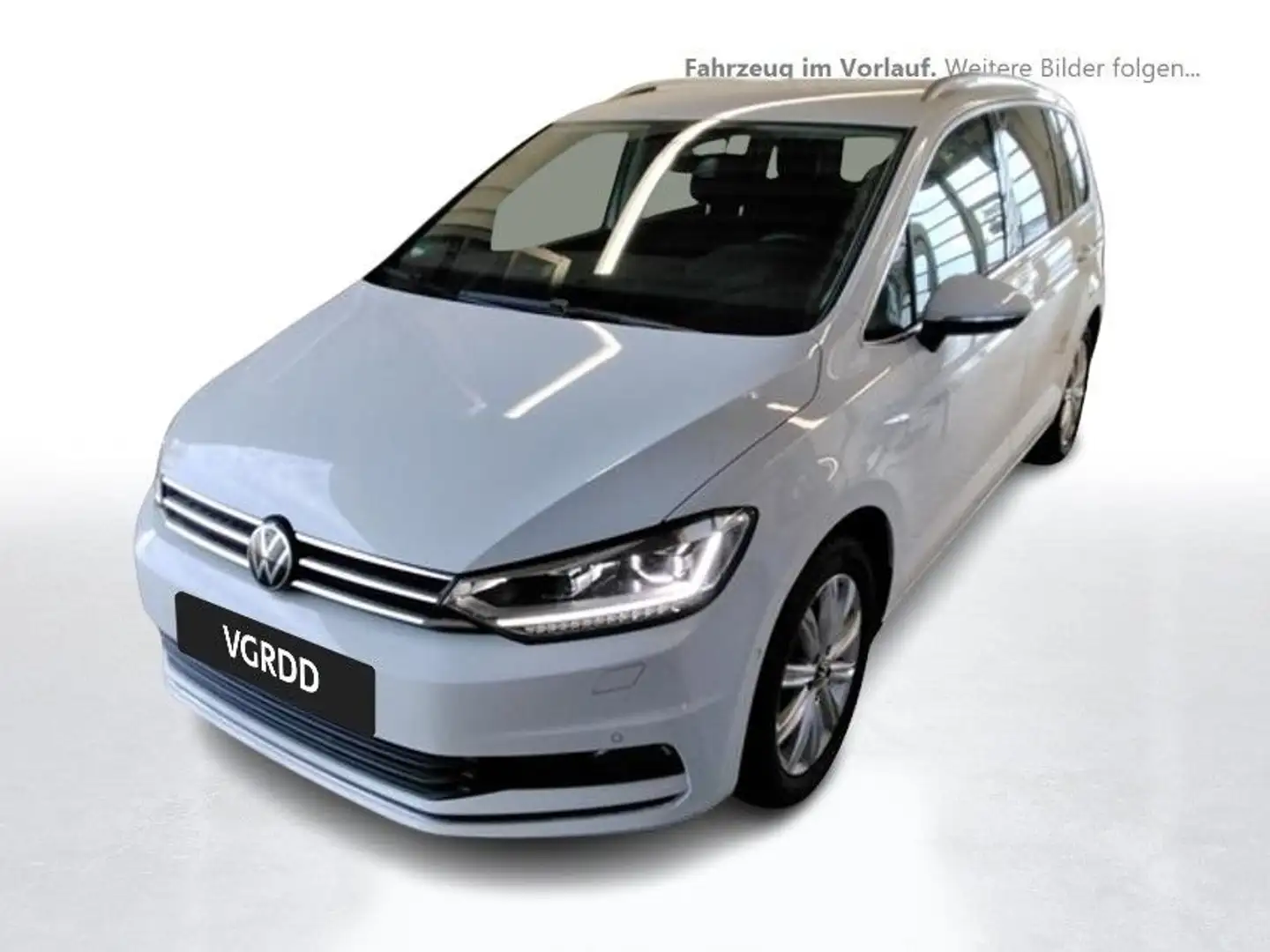 Volkswagen Touran Highline 2.0 TDI DSG LED AHK KAM DCC SIDE Blanc - 2