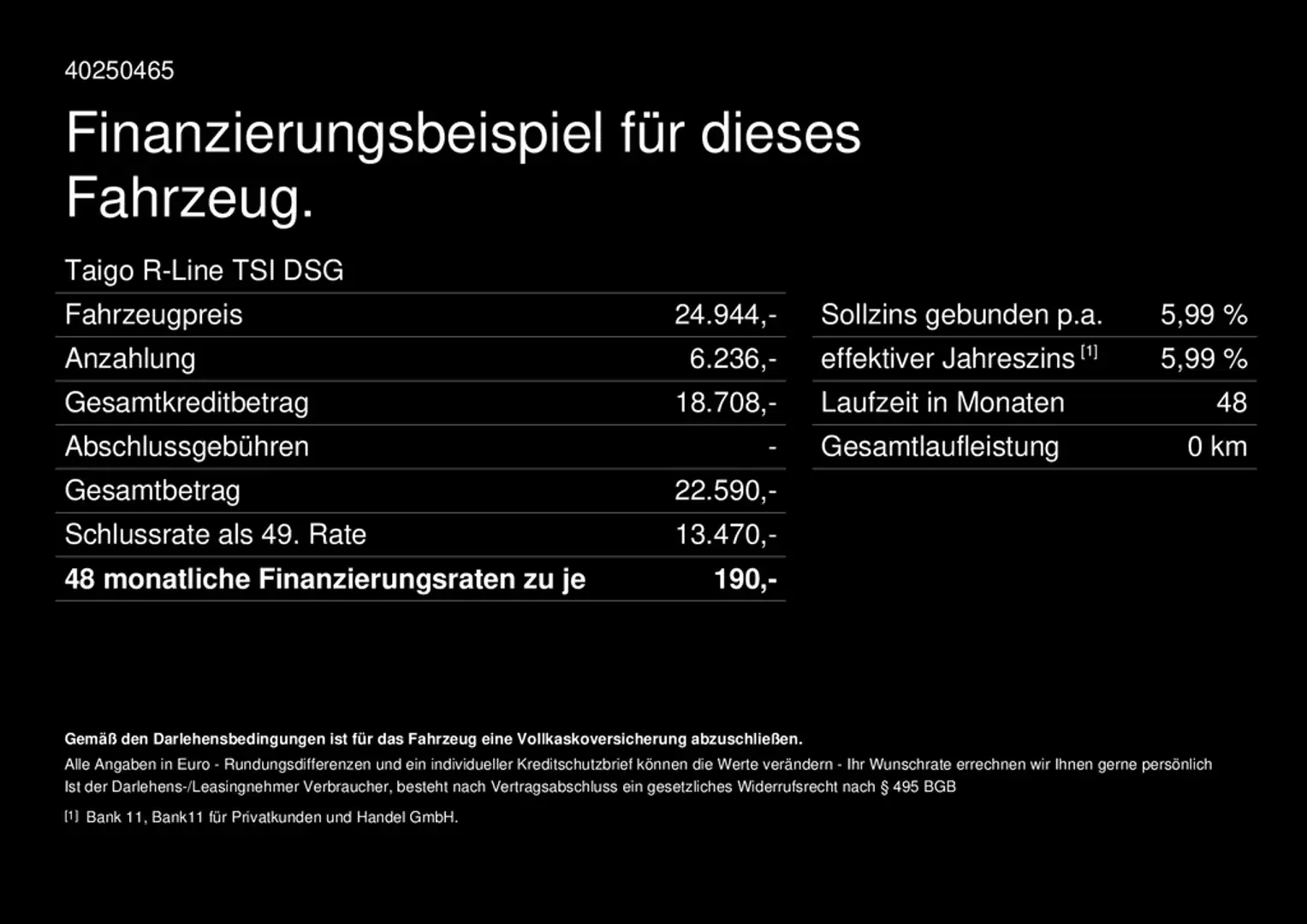 Volkswagen Taigo R-Line TSI DSG|IQ.LIGHT|NAVI|ACC|KAMERA Schwarz - 2