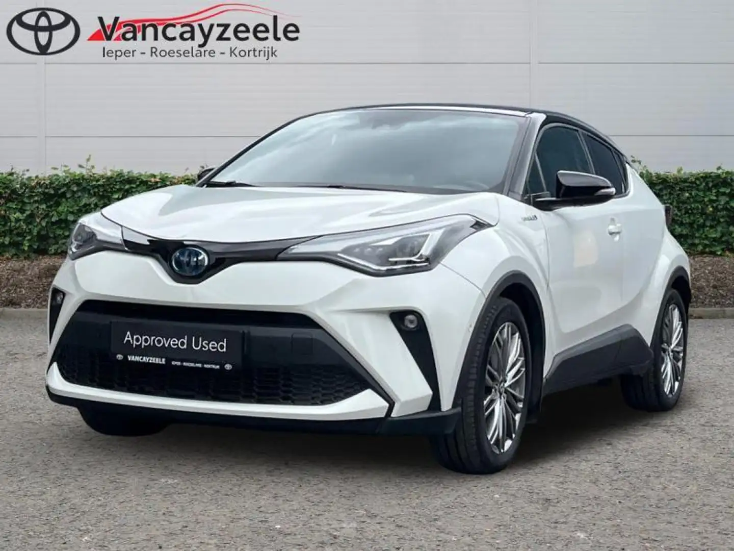 Toyota C-HR C-HIC BI-TONE+premiumpack+afn. trekhaak+leder+nav+ Blanc - 1