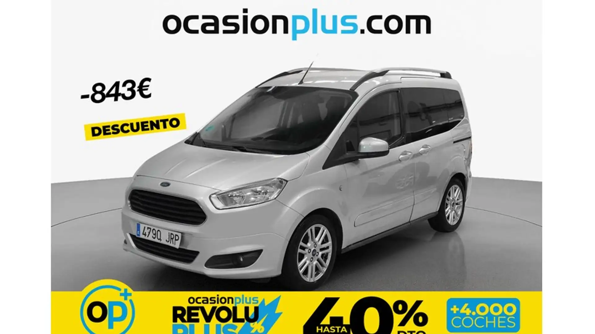 Ford Tourneo Courier 1.0 Ecoboost Titanium Plateado - 1
