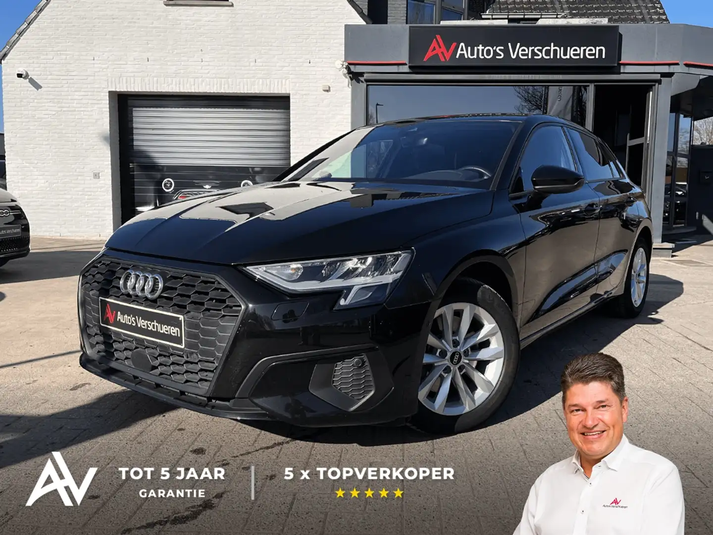 Audi A3 Sportback 30 TFSI ** Navi | Leder | Zetelverw. Noir - 1