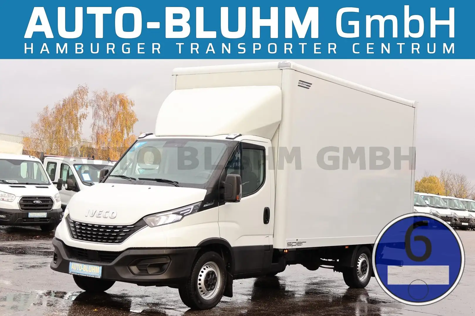 Iveco Daily 35S16 Koffer Maxi LBW HiMatic Luftfederung Weiß - 1