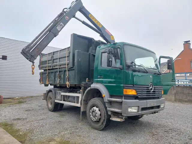 Mercedes-Benz Atego 1923K/7,1 4x4 *Kipper+Kraan+2x Container
