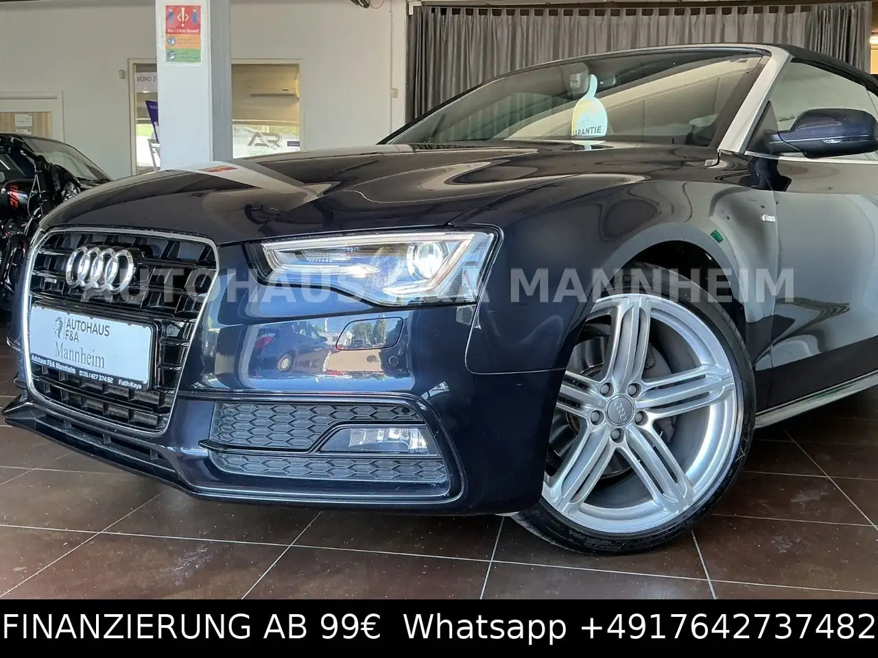 2013 Audi A5 Cabriolet 3.0 TDI quattro 3xS LINE 1HAND SHZ, photograph 8